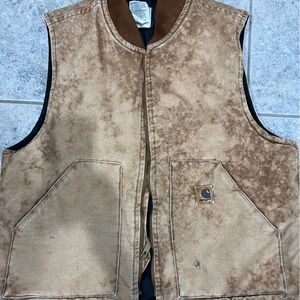 Bleached Carhartt Vest-
